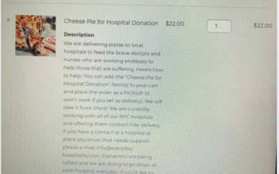 Donating Meals